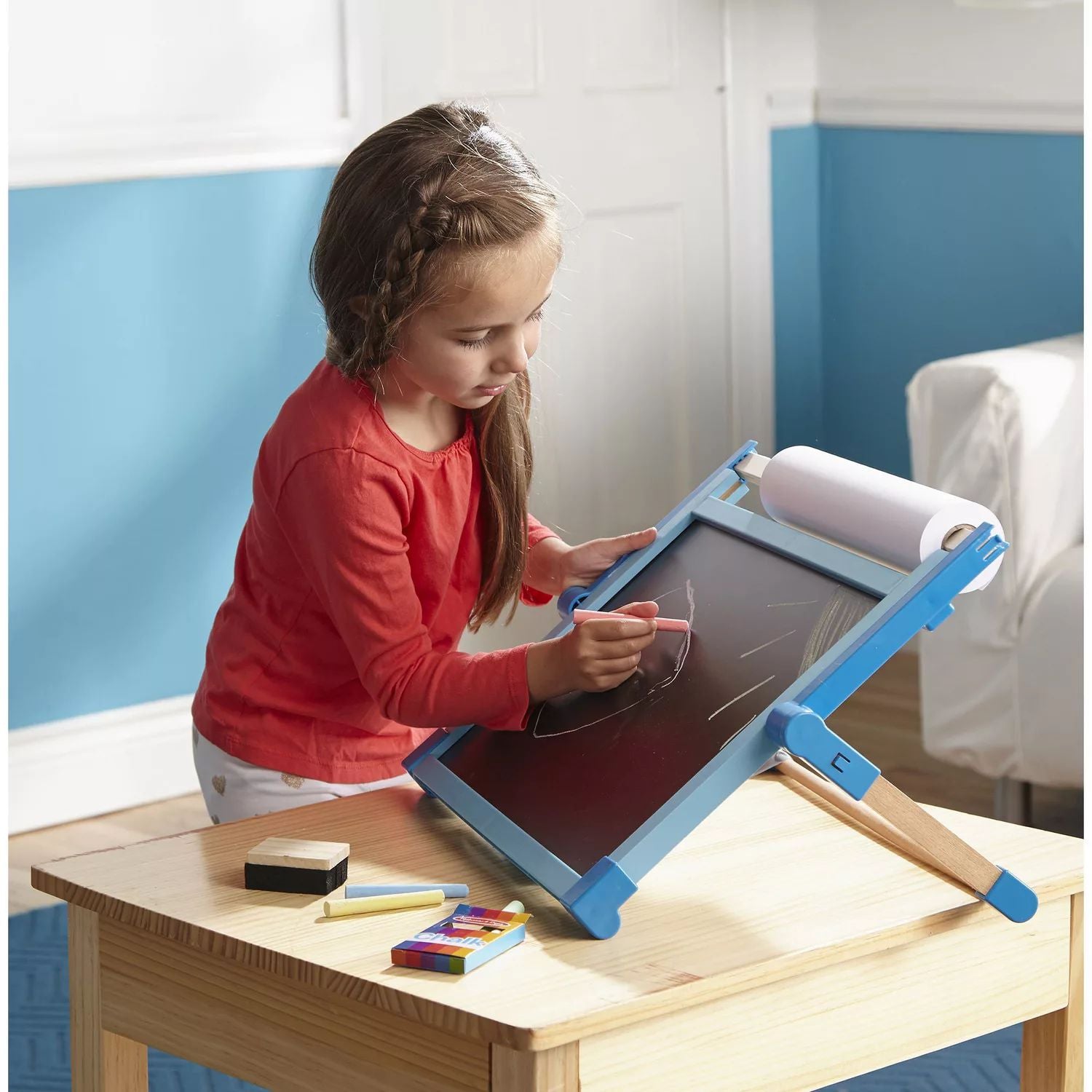 Melissa & Doug Double Sided Magnetic Table Easel Melissa & Doug