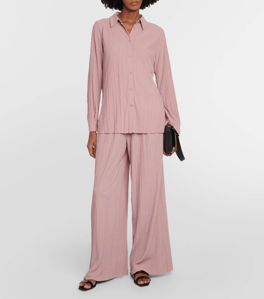 Alfonsa wide-leg trousers in MAX MARA jersey, pink