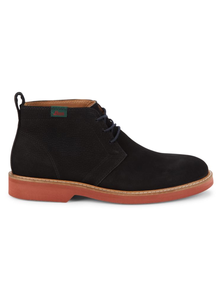 Brooks Gsuede chukka boots. Bass, black