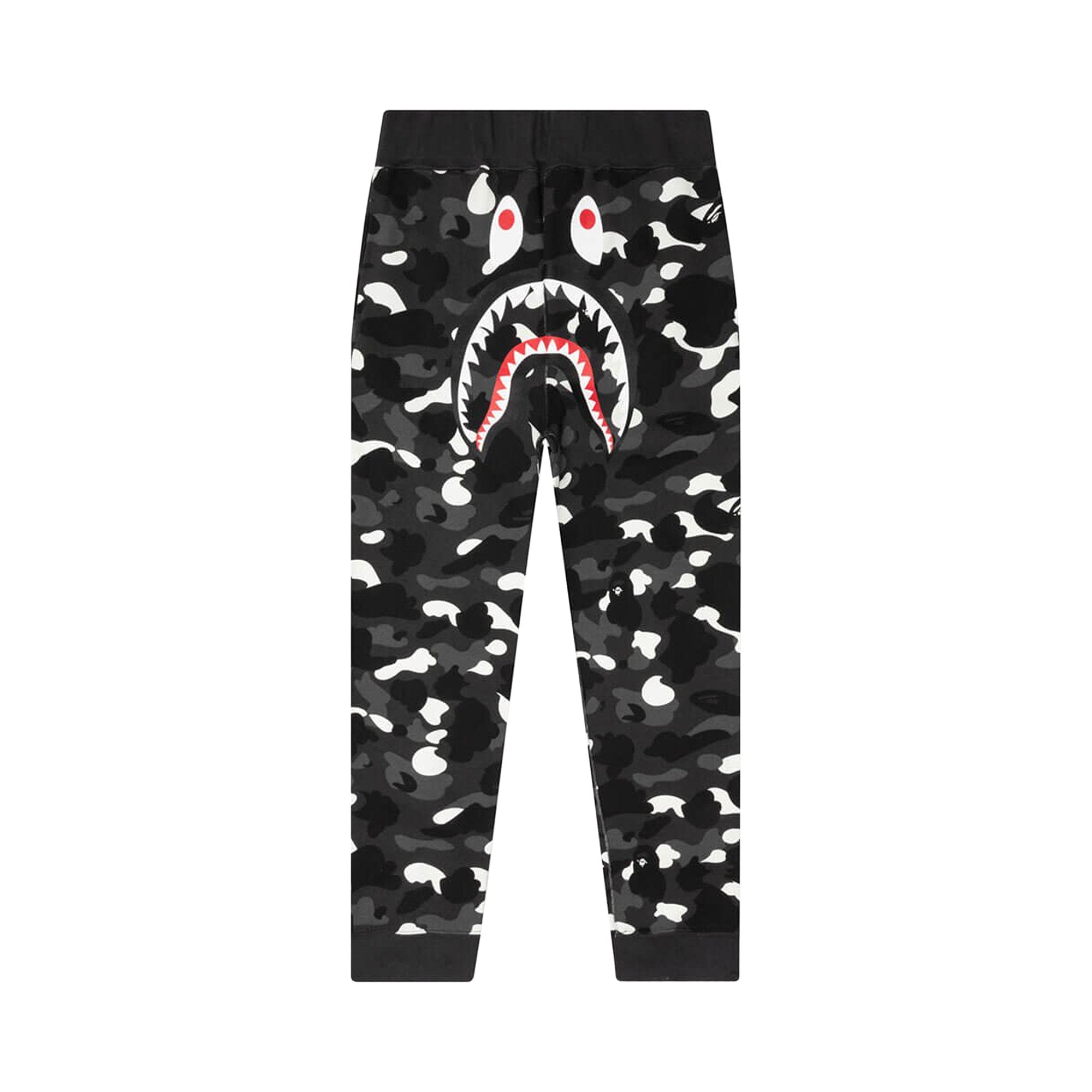 BAPE City Camo Shark Sweatpants, Black