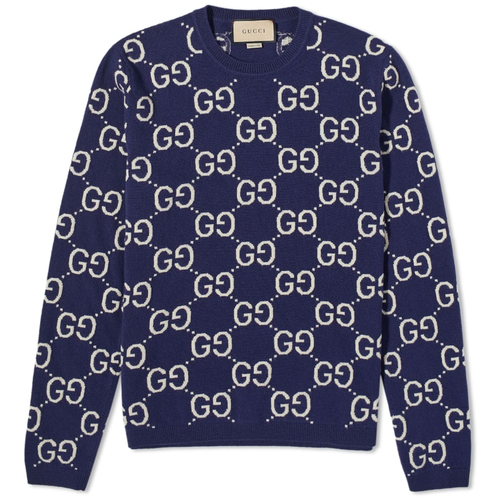 Gucci GG All Over Crew Neck Sweater