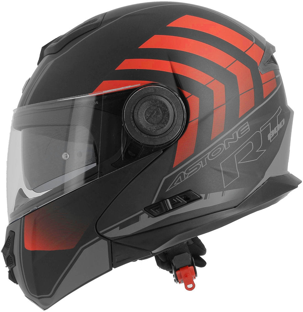 Helmet RT 800 Crossroad Astone, matte black/red