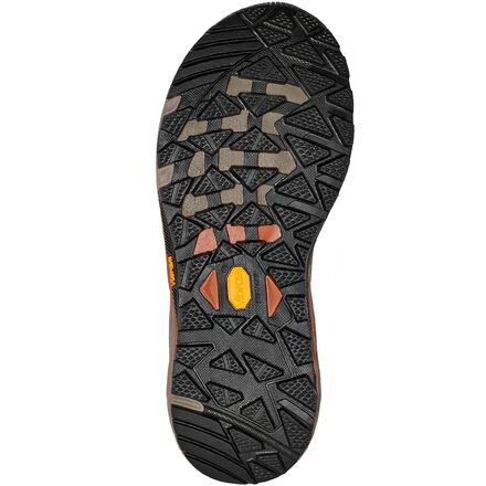 حذاء Teva Grandview GTX للرجال للمشي لمسافات طويلة، بني غامق/زيتوني داكن