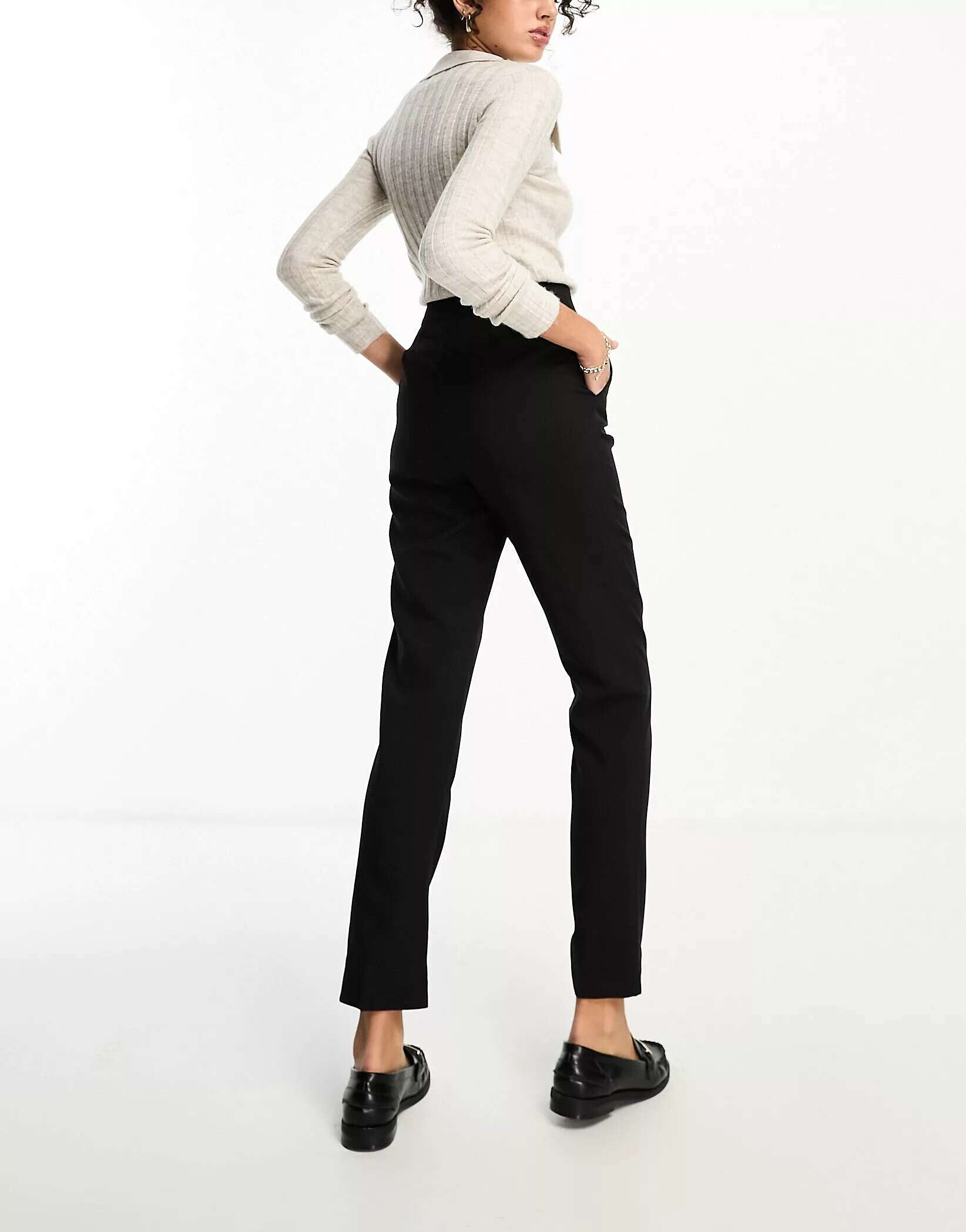 ASOS Tall Skinny Cigarette Pants in Black