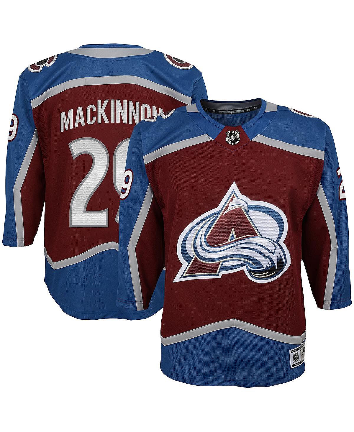 Big Boys Nathan MacKinnon Burgundy Colorado Avalanche Premier Player Outerstuff Jersey