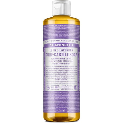 Bronner'S Pure Castile liquid soap with lavender, 475 ml, Dr Bronners