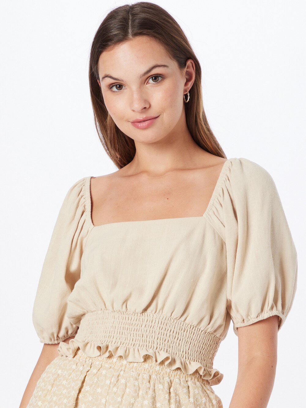 Nasty Gal blouse, sand