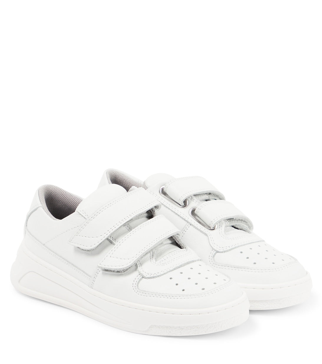 Acne Studios leather sneakers, white