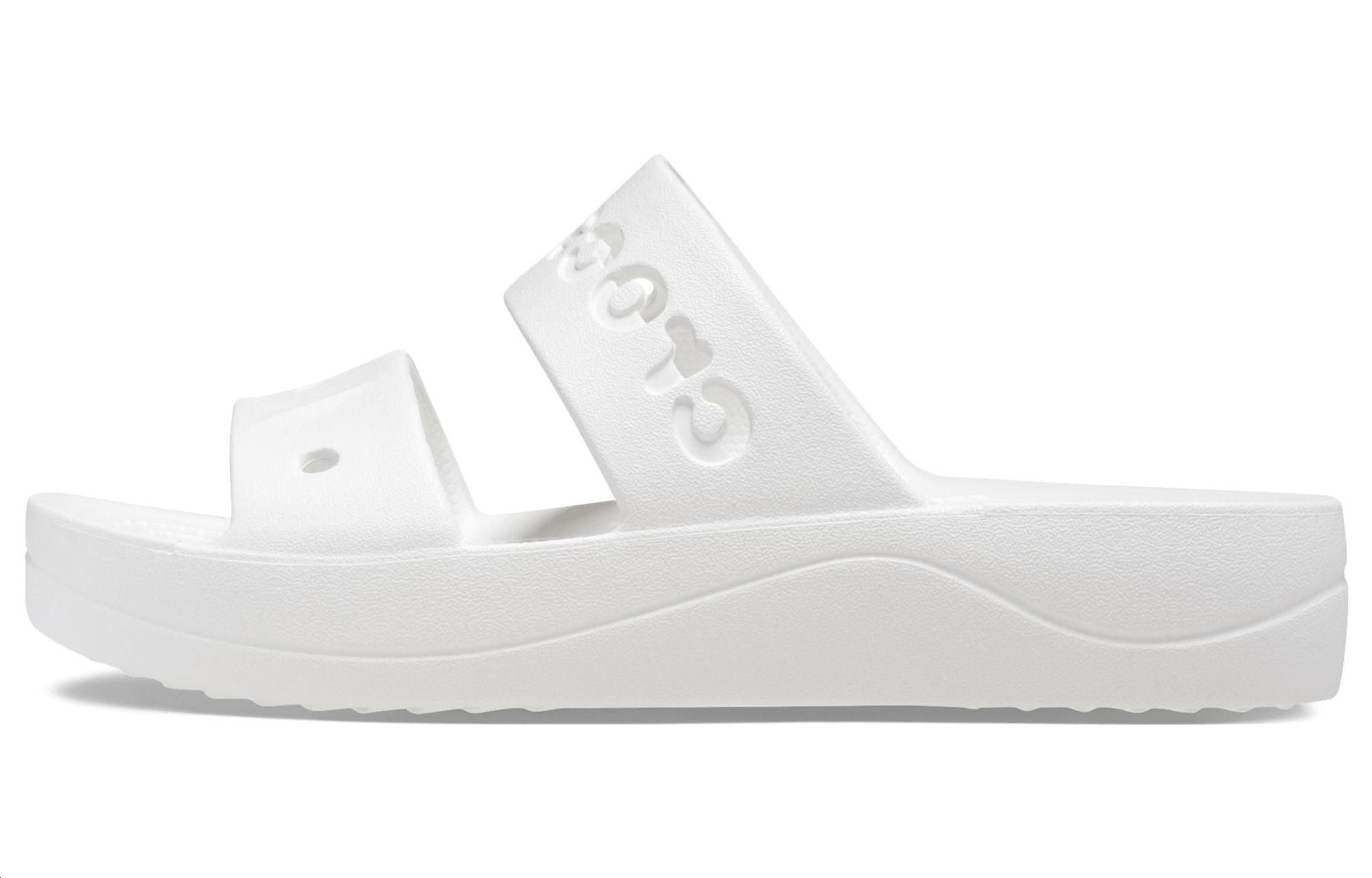 Crocs Baya Clog platform flip flops unisex, white