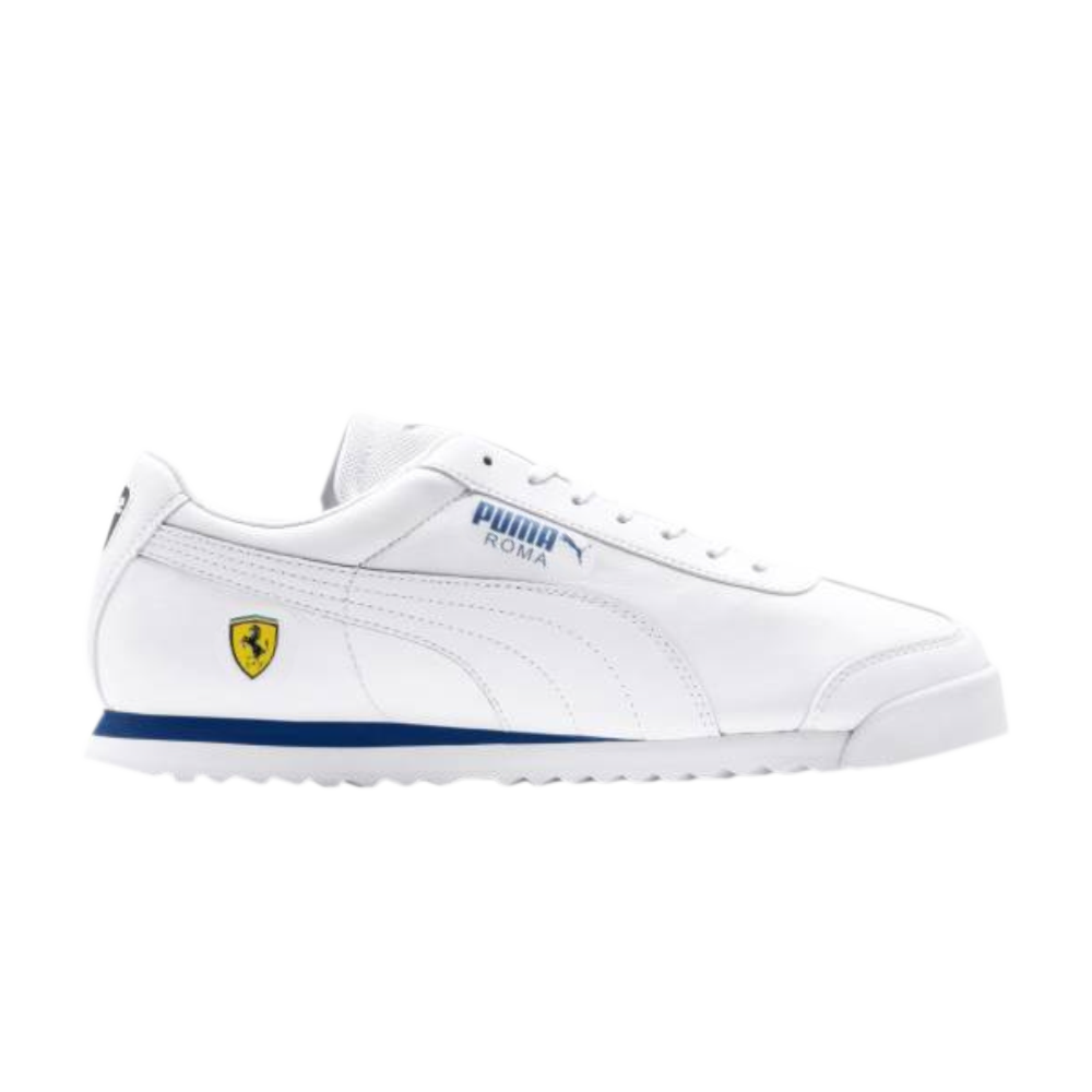 حذاء رياضي Ferrari x SF Roma Puma باللون الأبيض