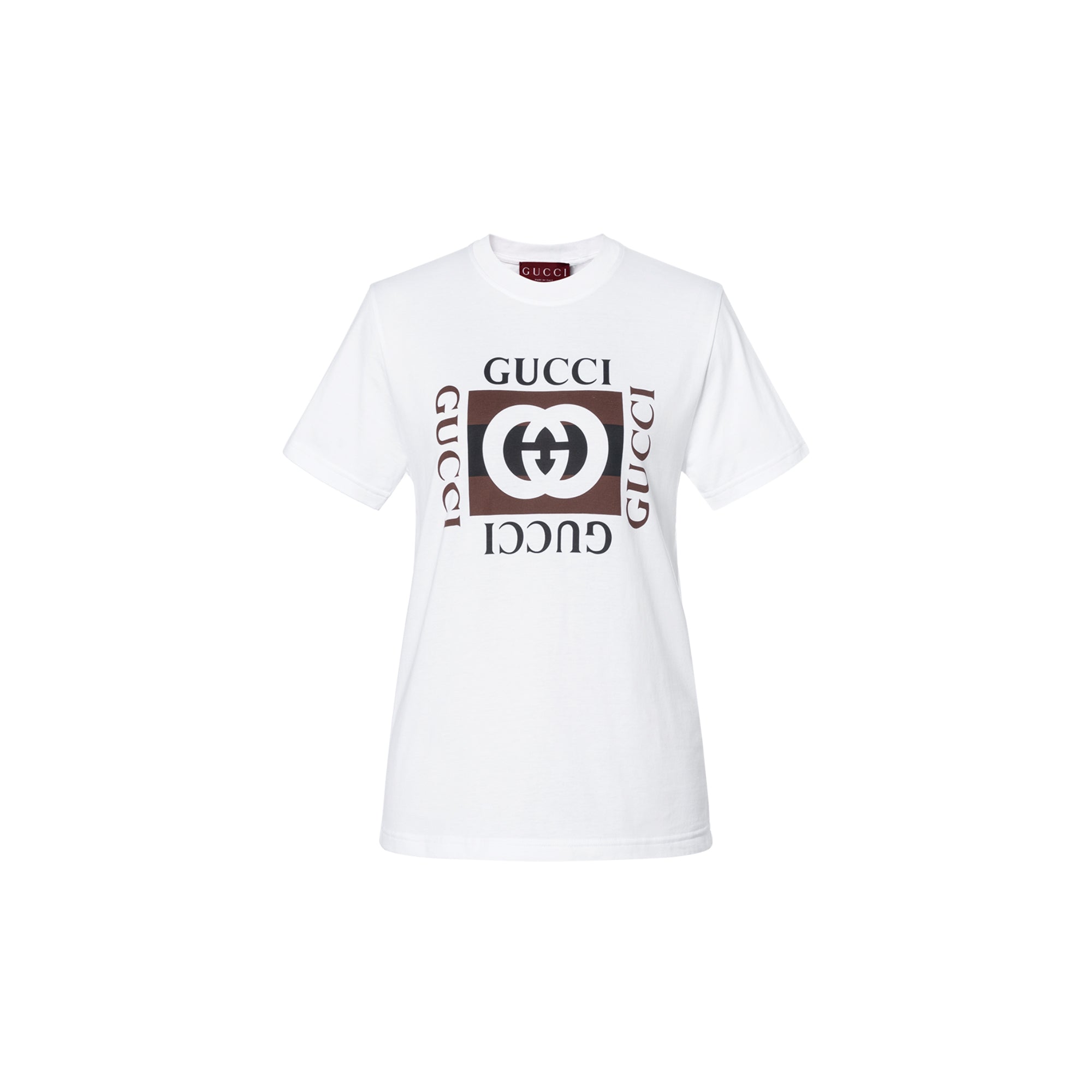 Gucci Women's T-Shirt with Logo Print, White