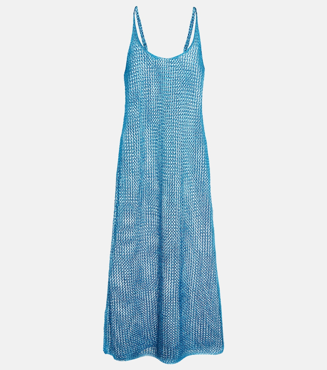 Paul crochet midi dress DODO BAR OR, blue