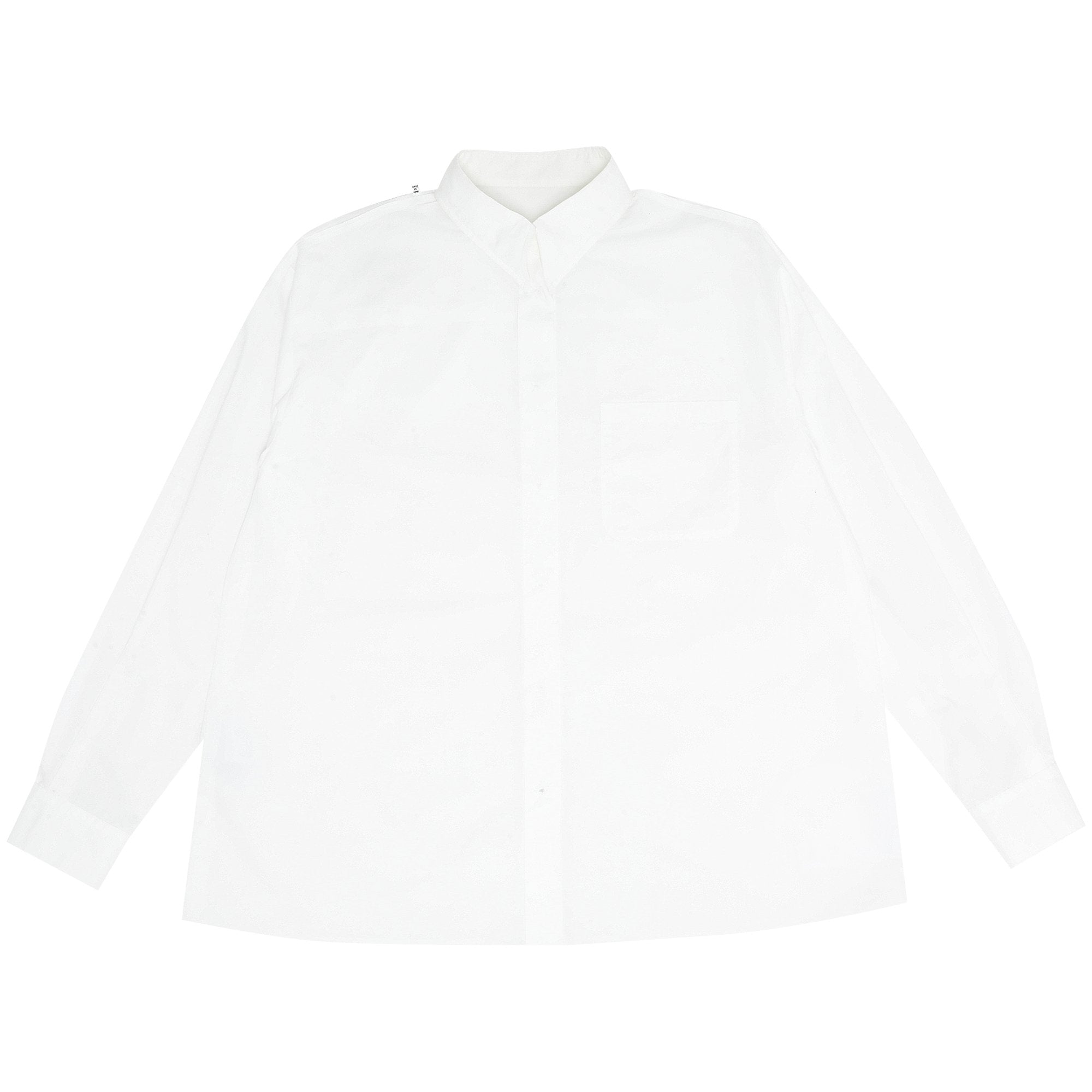 MM6 Maison Margiela inverted poplin shirt, White