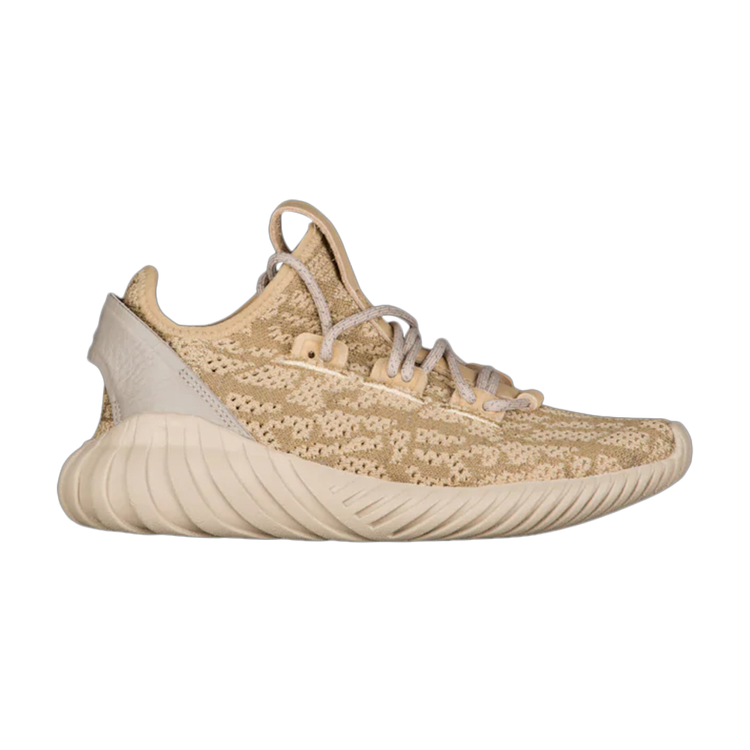 حذاء رياضي Adidas Tubular Doom Sock Primeknit J 'Linen Khaki' باللون البني