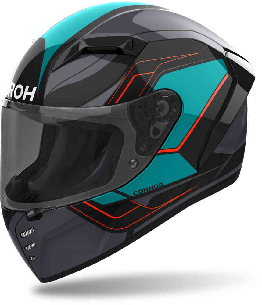 Connor Dunk Airoh Helmet, Black/Grey/Blue