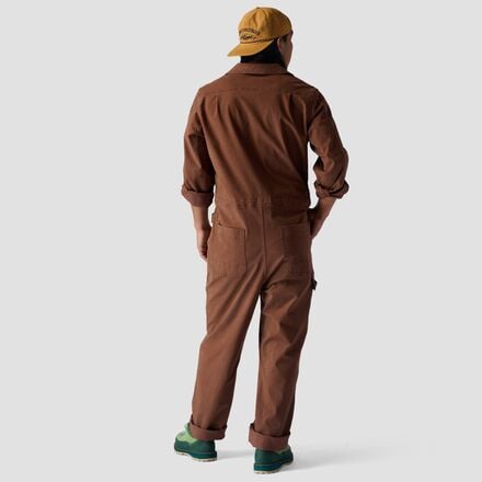 Venture Long Sleeve Jumpsuit - Men's Stoic, Downtown Brown