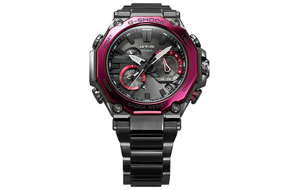 CASIO G-Shock MT-G 'Black' watch, purple