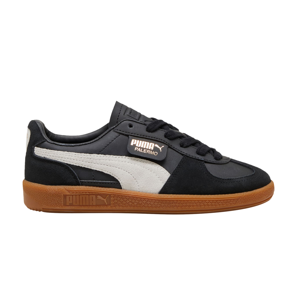 Palermo Leather Big Kid Puma Sneakers, black