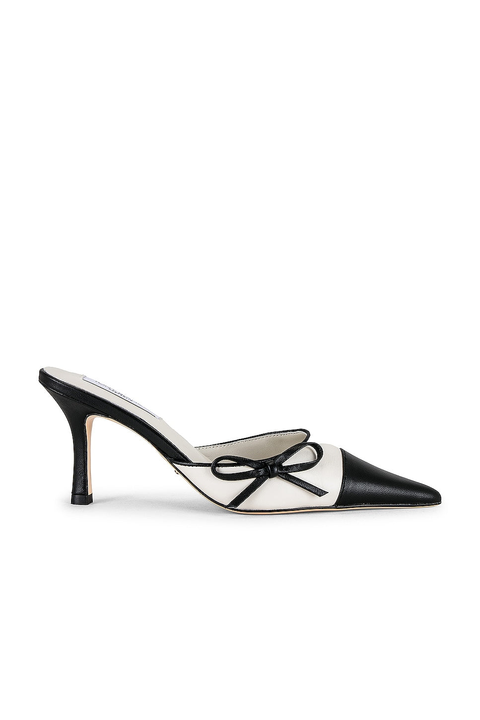 Tony Bianco Shirley Mules in Bone & Black