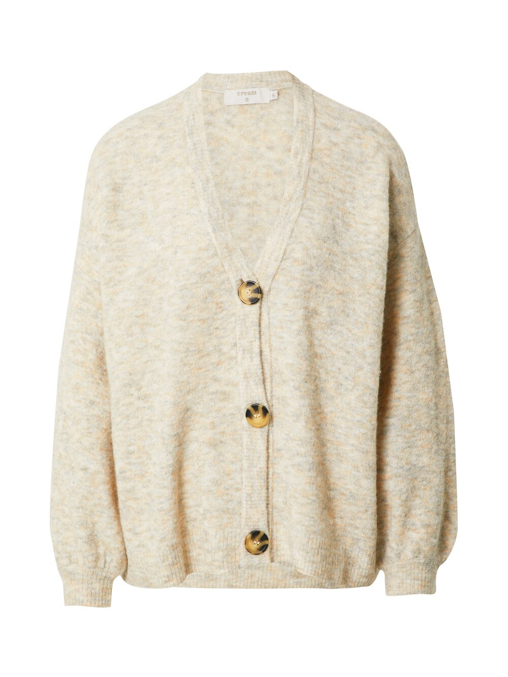 Knitted cardigan Cream Merle, beige