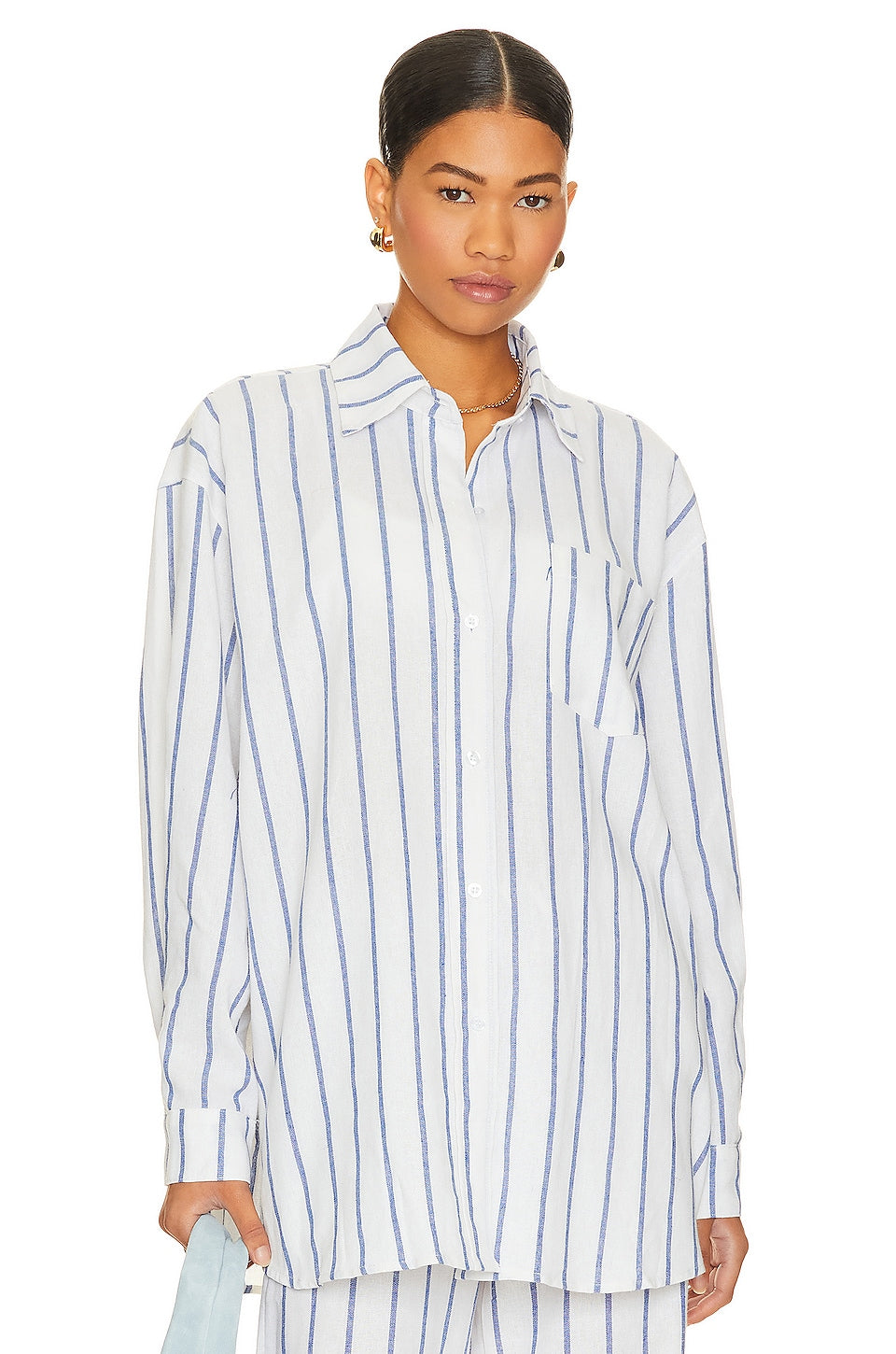 SNDYS Isla Shirt, Blue Stripe