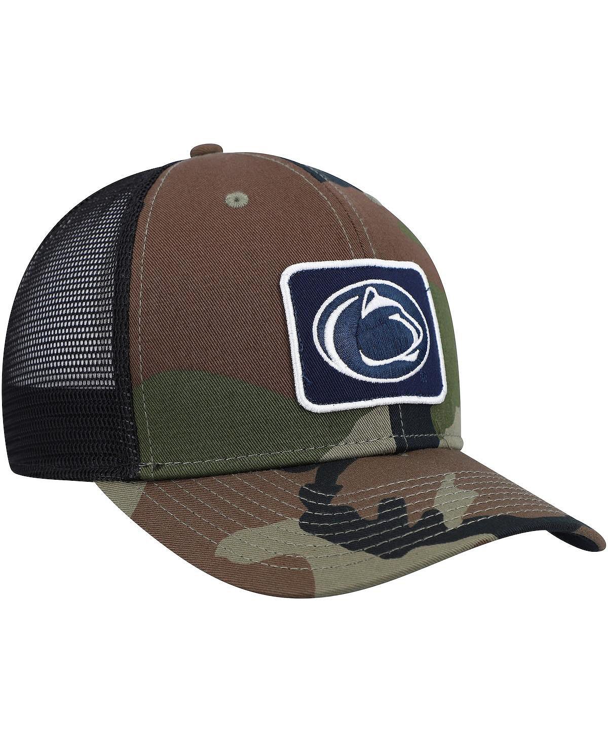 قبعة نايكي سوداء مموهة للرجال من Penn State Nittany Lions Classic99 Trucker Snapback من Nike