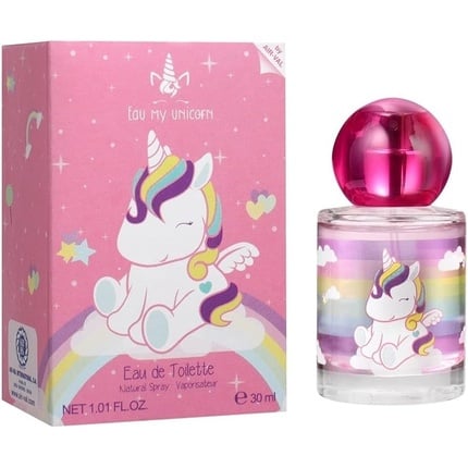 Children's perfume scent in a beautiful glass bottle with a unicorn motif 30 ml Eau My Unicorn