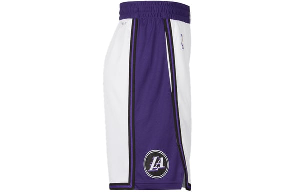 شورت Nike NBA Los Angeles Lakers "White Purple"، باللون الأبيض