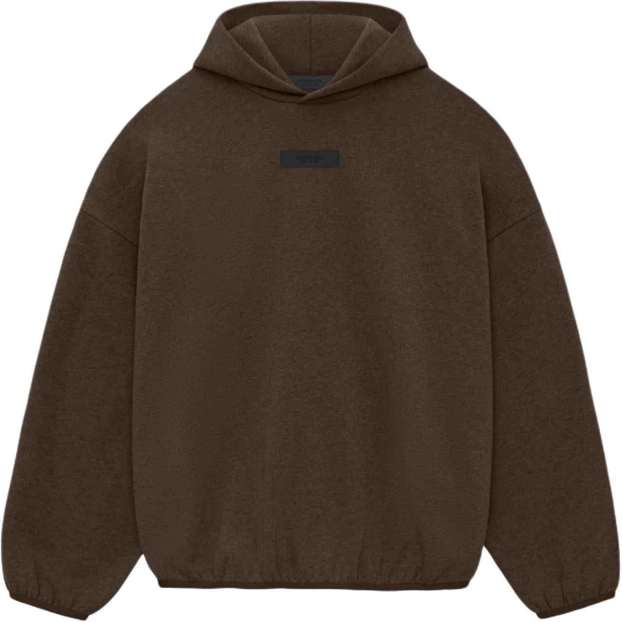 Fear Of God Essentials Main Collection Hoodie in Chestnut/Heather Wood