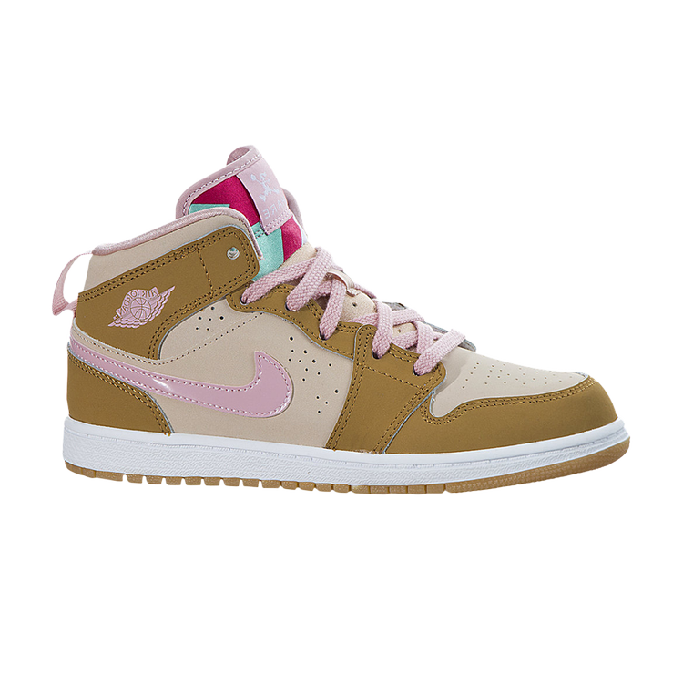 حذاء Air Jordan 1 Mid GP "Lola Bunny"، باللون البني