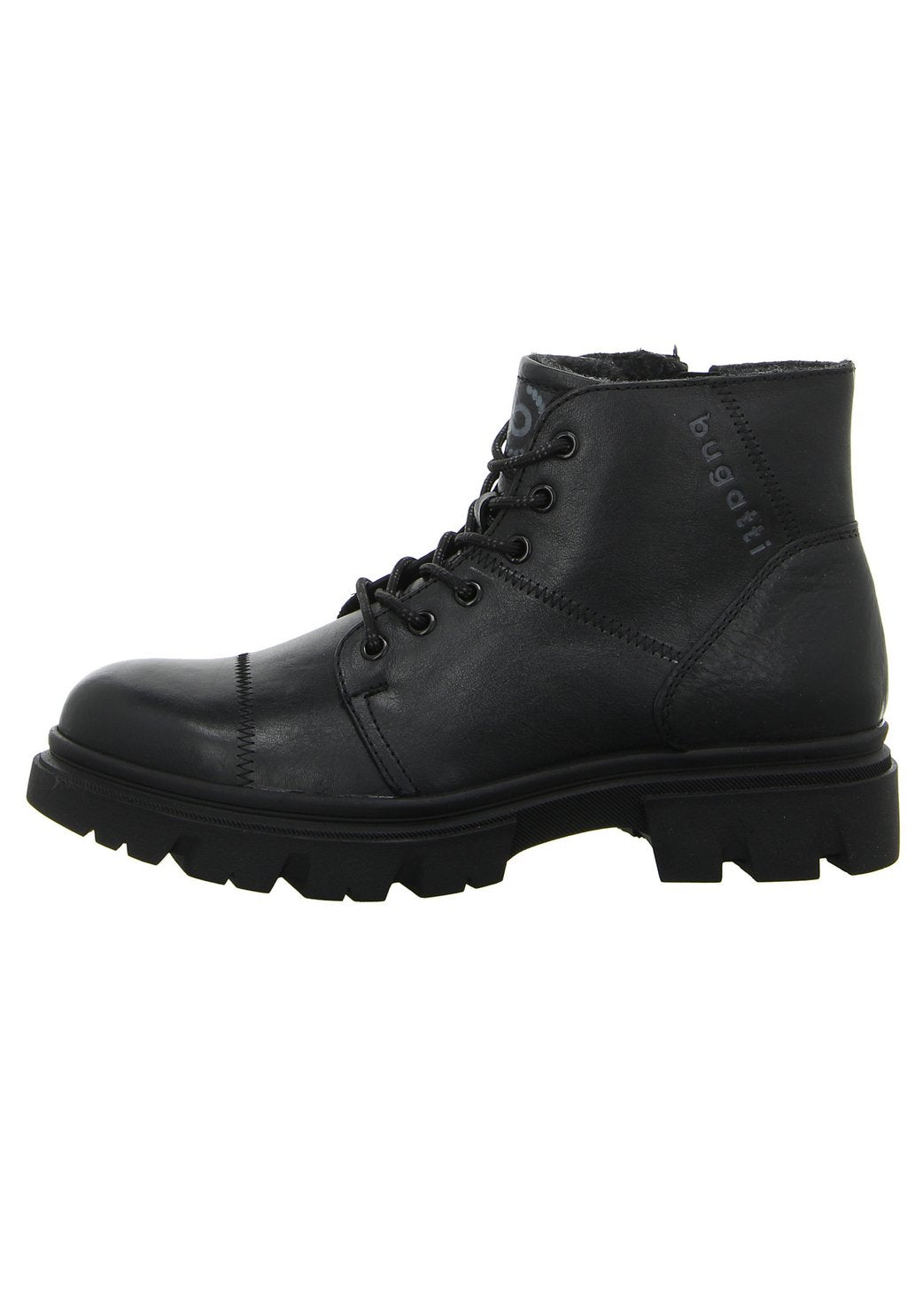 Bugatti lace-up boots, black