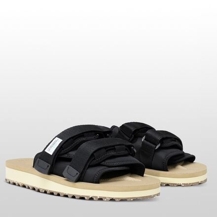 Eco-friendly sandals Moto Cab men's Suicoke, color Black/Beige