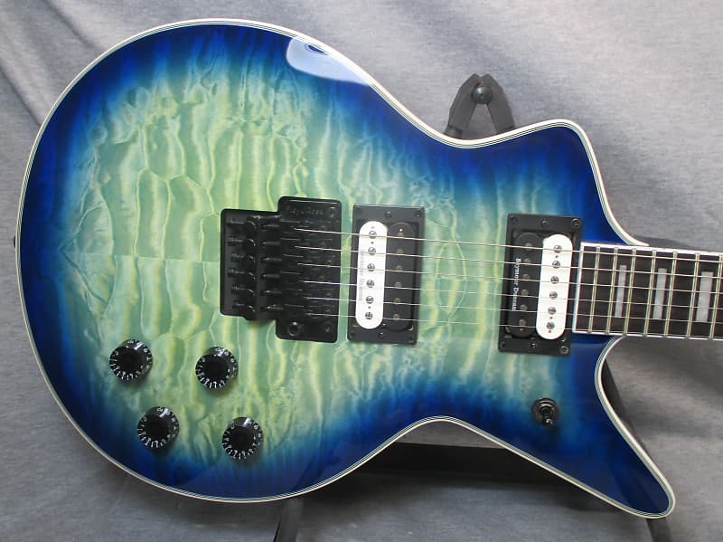 Electric Guitar Dean Cadillac Select Quilt Top Floyd Ocean Burst