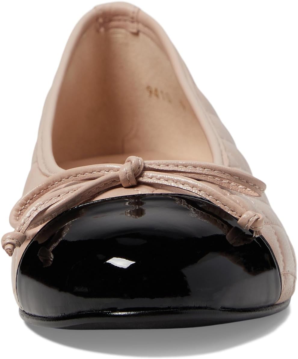 Tamara French Sole Ballerinas, Nude/Black