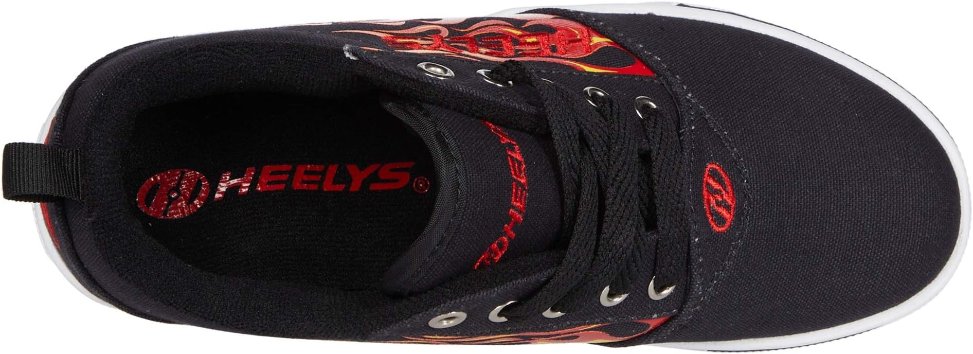 حذاء تزلج Pro 20 Prints Heelys باللونين الأسود والأحمر