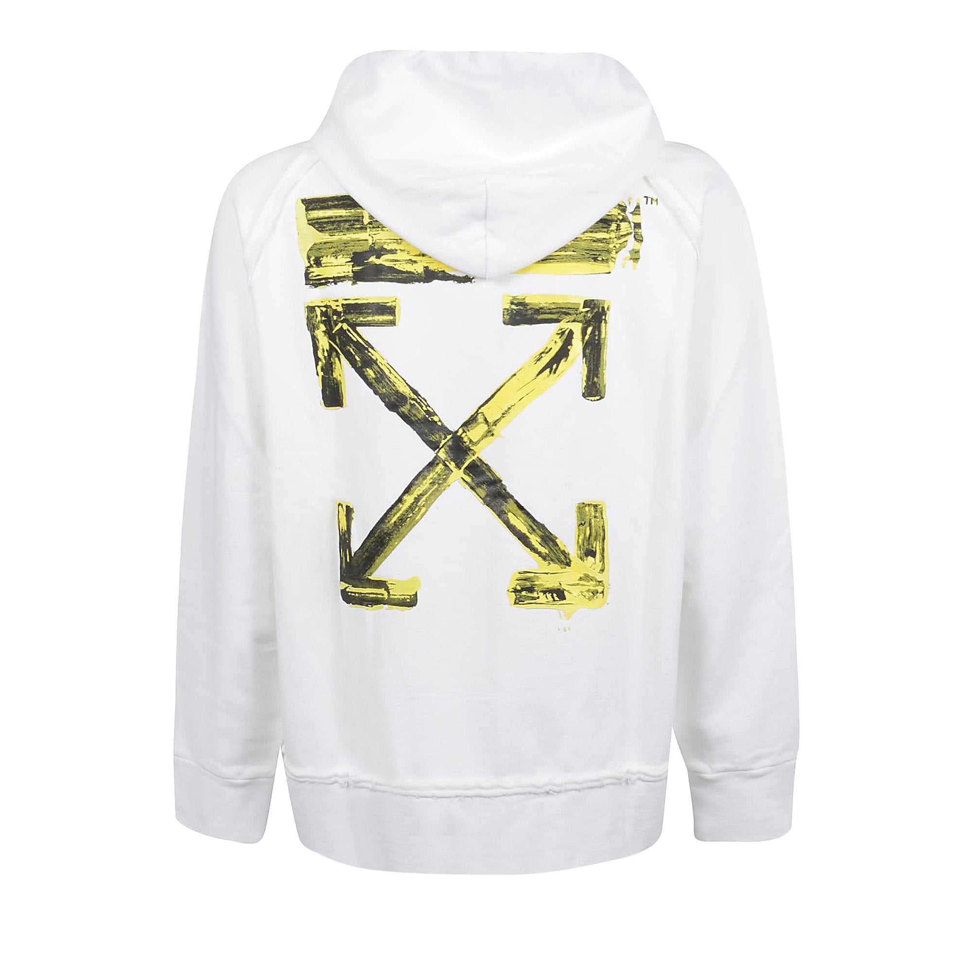 Off-White Oversized Sweatshirt Arcylic Arrows White