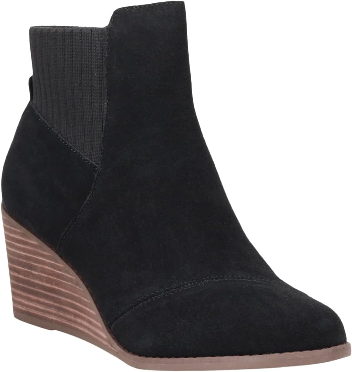 Sadie TOMS ankle boots, black suede