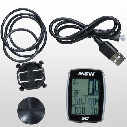 Bicycle computer Miniac Go GPS MSW, black