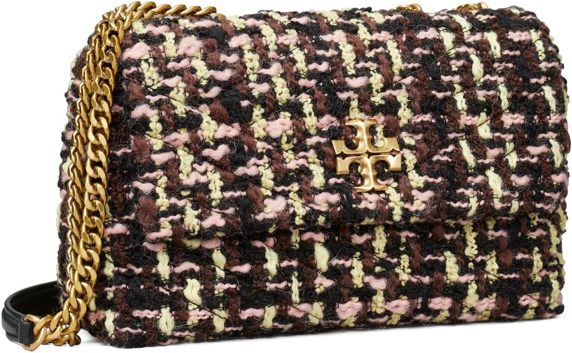 Kira Tory Burch Small Tweed Convertible Shoulder Bag, Multi