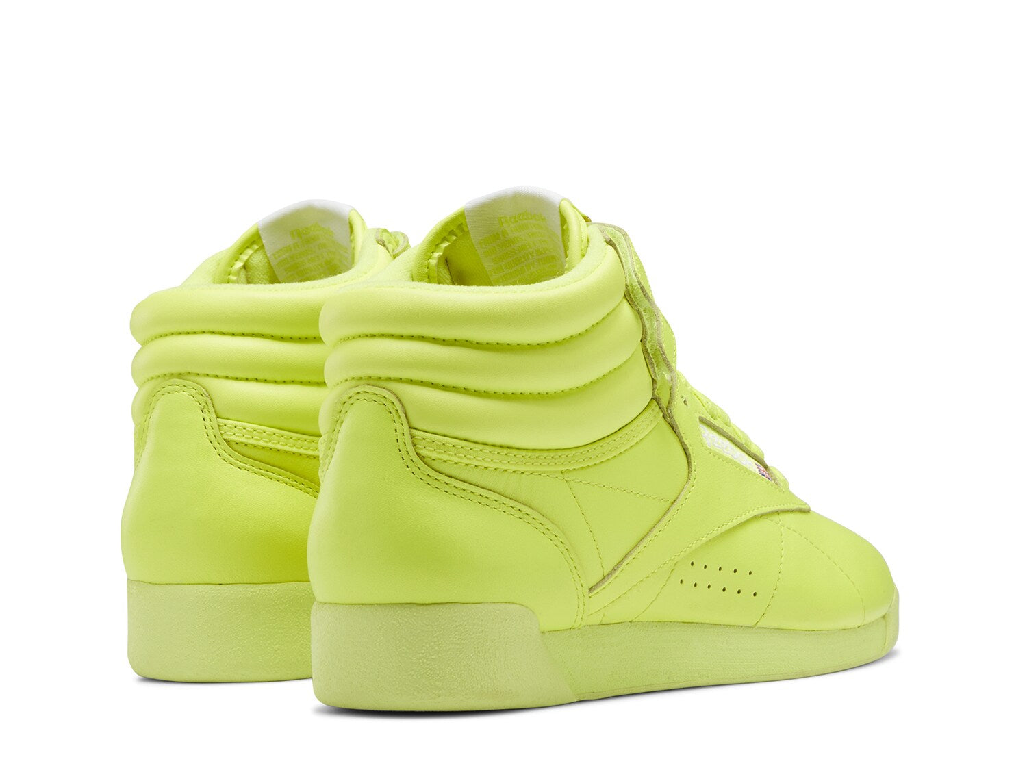 Reebok Freestyle Hi High Sneakers, Yellow