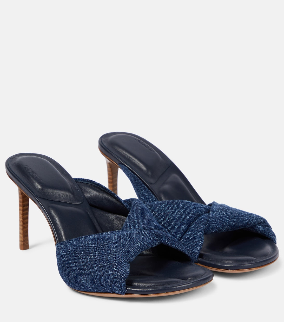 Les Mules Bagnu Jacquemus denim mules, blue