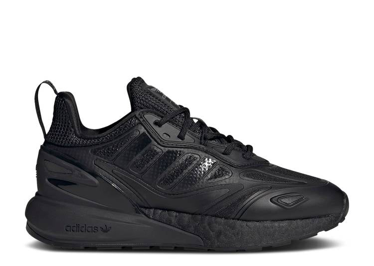 حذاء رياضي Adidas ZX 2K BOOST 2.0 J 'TRIPLE BLACK' باللون الأسود