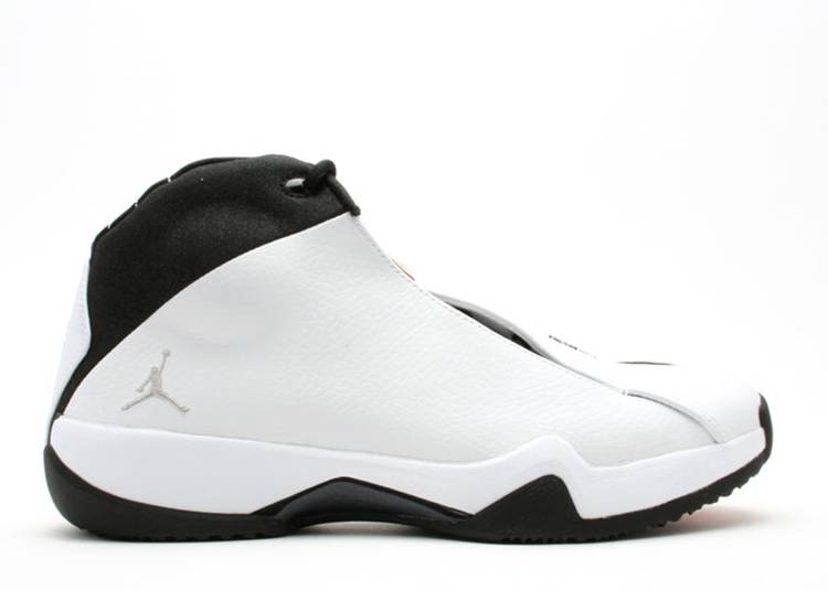 حذاء رياضي AIR JORDAN 21 OG GS 'BLACK WHITE'، باللون الأبيض