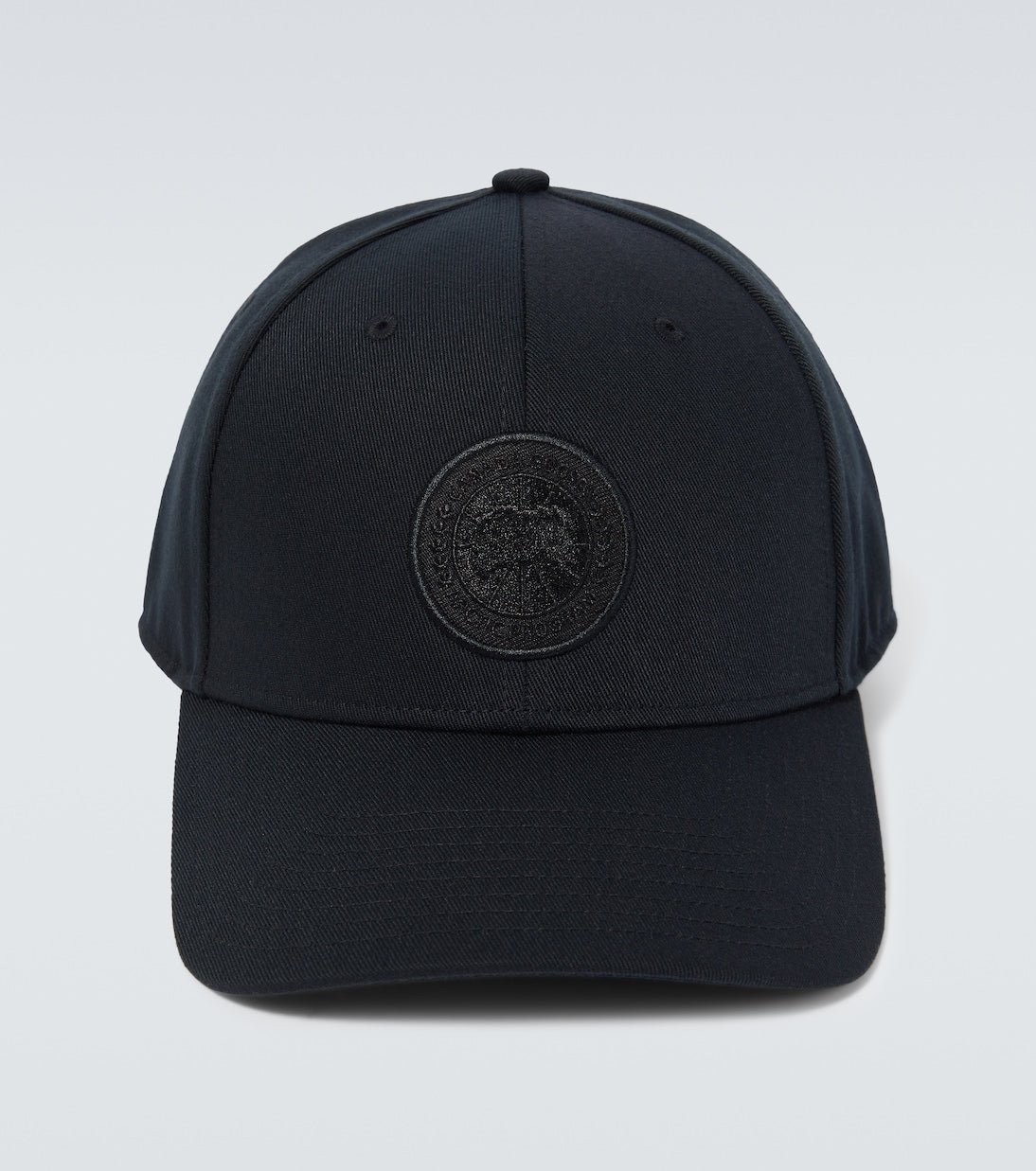 Canada Goose Logo Baseball Cap, Black