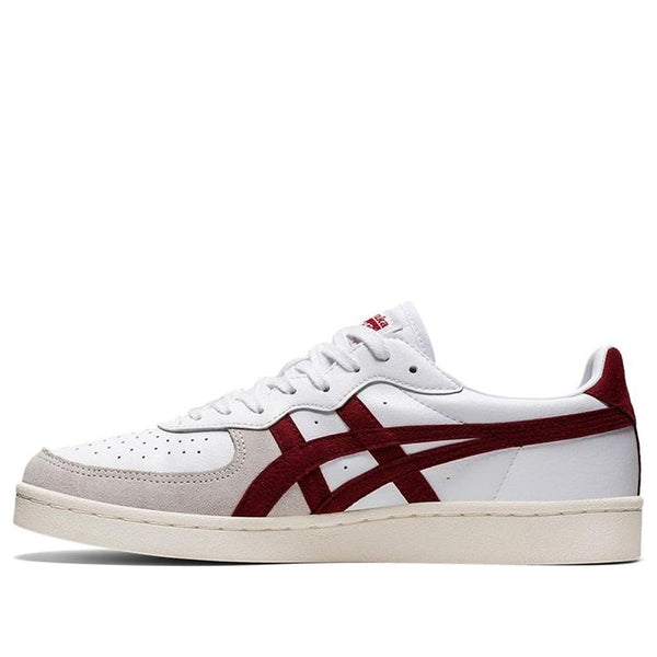 حذاء رياضي Onitsuka Tiger GSM باللون الأبيض/الرمادي/الأحمر، أبيض