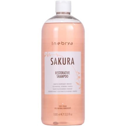 Restoring shampoo Sakura 1000ml Cherry Blossom, Inebrya