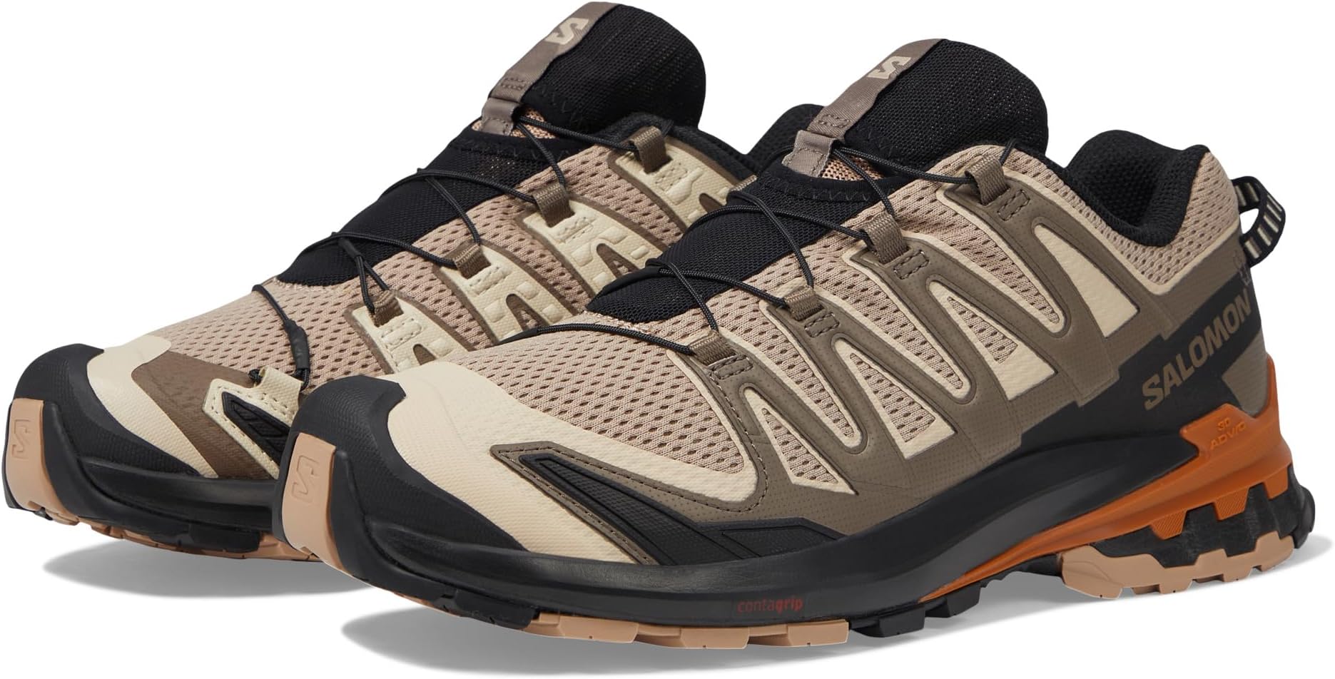 XA Pro 3D V9 Salomon Sneakers, Natural/Black/Sugar Almond