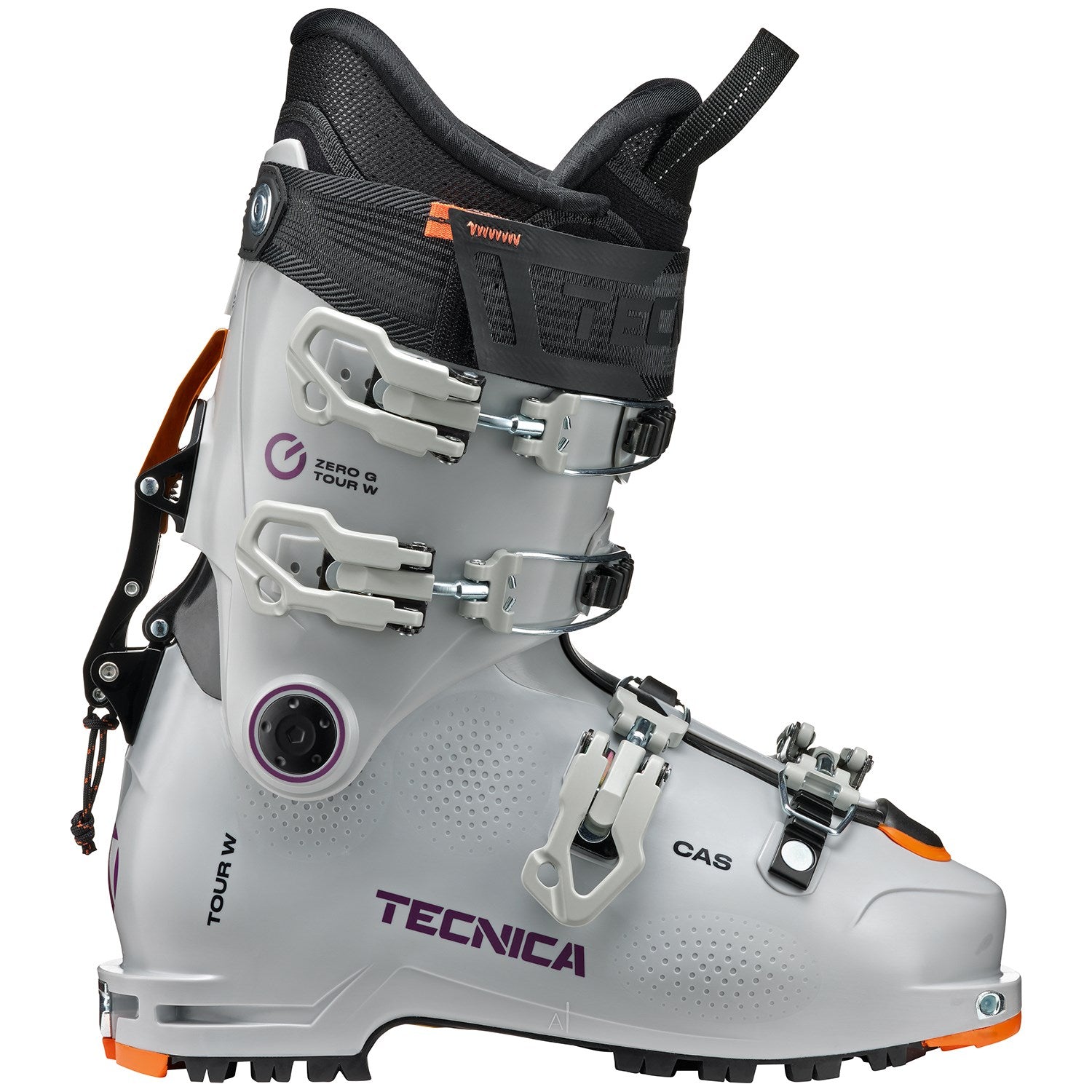 حذاء التزلج Tecnica Zero G Tour W Alpine Touring، باللون الرمادي