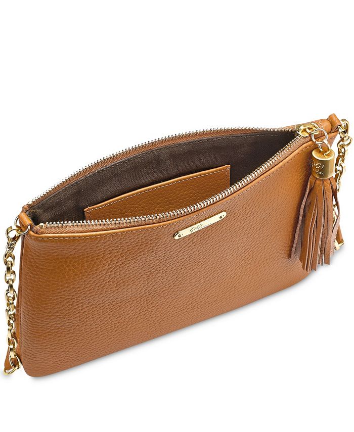 Women's Chelsea shoulder bag GiGi New York, tan/beige