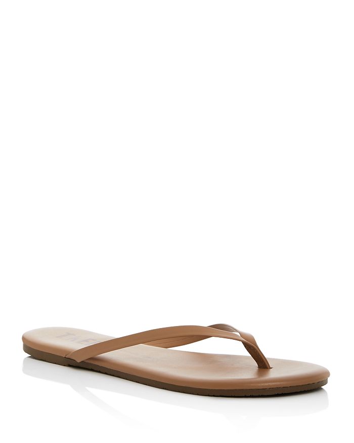 TKEES Women's Tonal Leather Slides